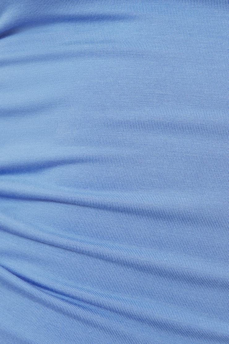 Drea Crewneck Jersey T Shirt Blue Bonnet large