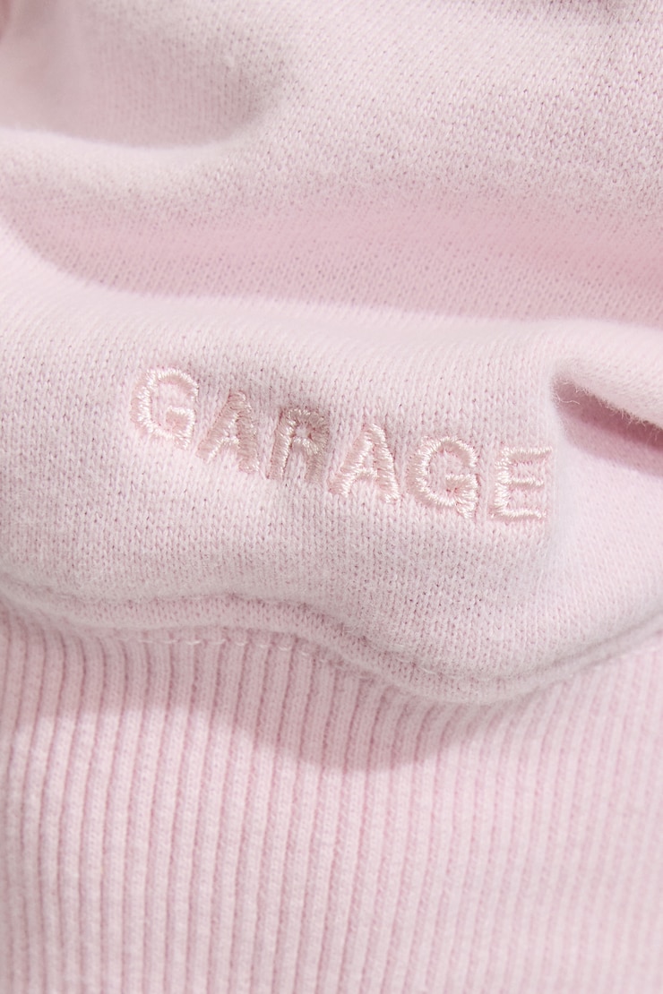 SoftTerry Off Shoulder Sweatshirt, Light Pink, large