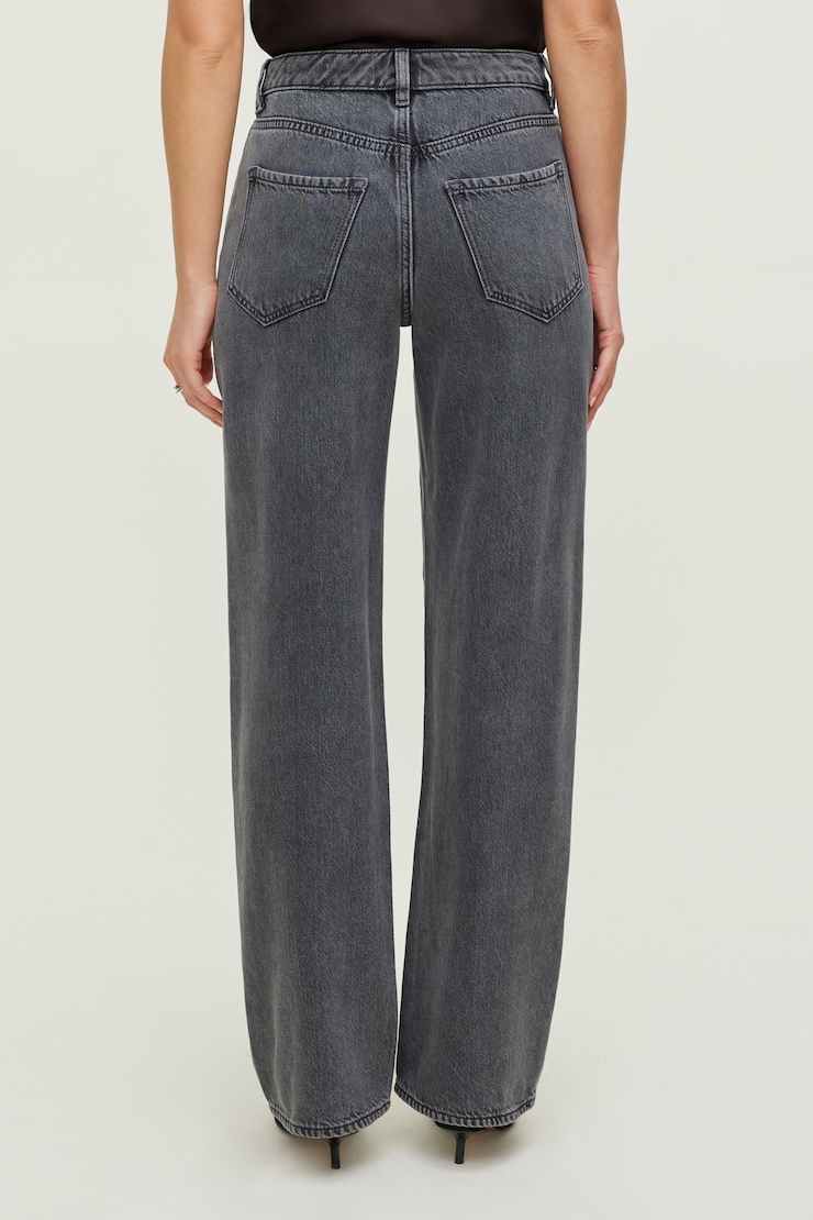 Mika Mid Rise Relaxed Tencel™ Jeans Medium Light Black / Sienna Grey large