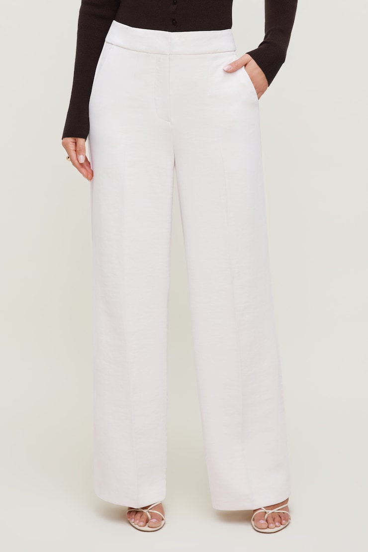 Yasmin Airflow Straight Leg Pants Polished Pearl Beige large