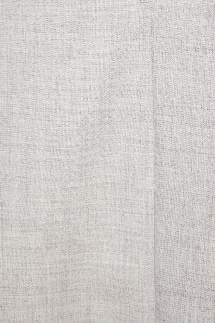 One Button Cinched Blazer Light Gray large
