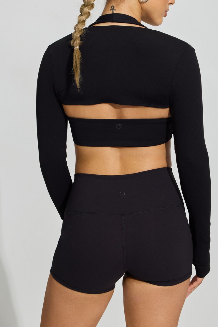 3 Inch Booty Short, Jet Black, large