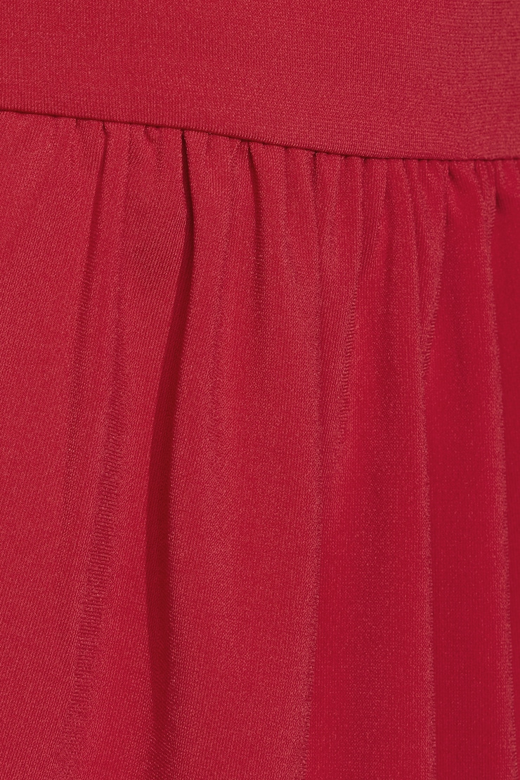 Halter Open Back Apron Top, Jester Red, large