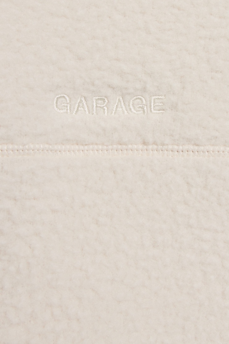 Sherpa Fleece Full Zip Jacket, Perfect Pearl, large