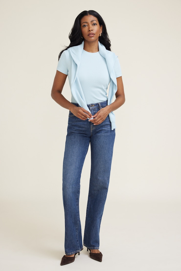 Emy Slim Cotton T Shirt