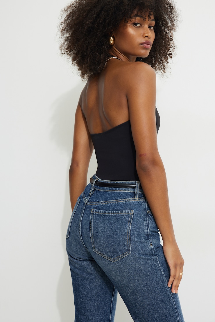 Softform Halter Bodysuit Jet Black large