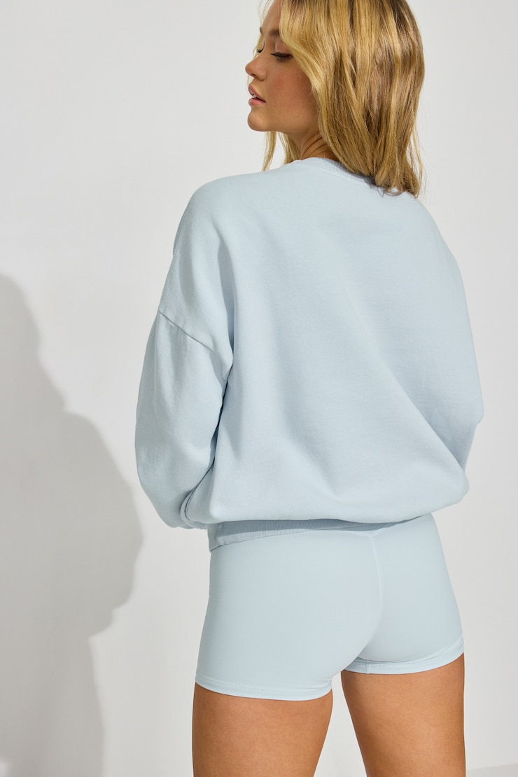 Sweatshirt à col rond UltraFleece, Bleu doux, large