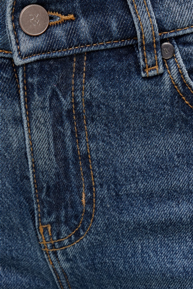 Mid Rise Slim Cigarette Leg Jeans