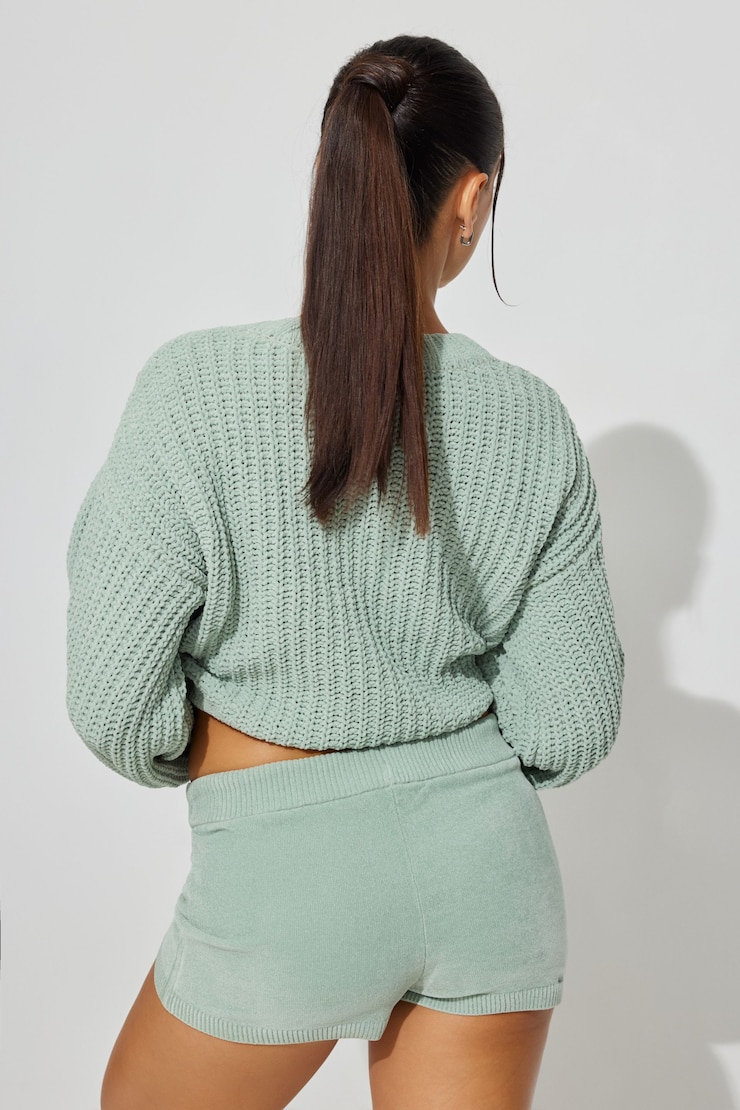Jersey Short, Macaroon Mint Green, large