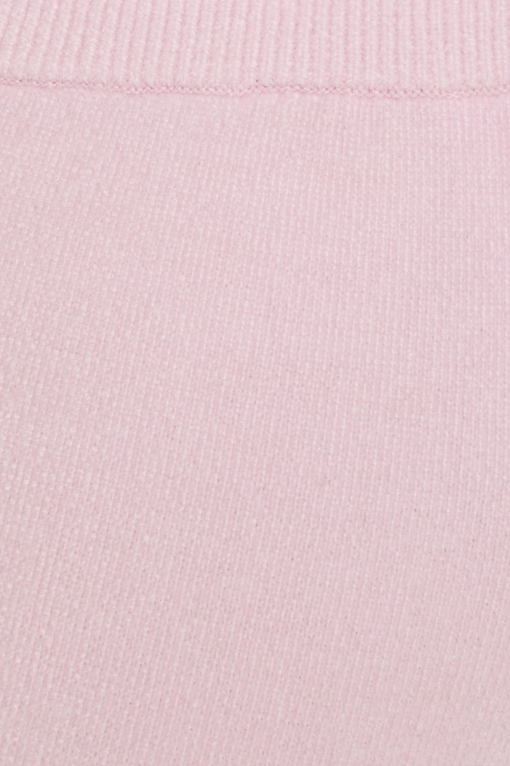 Chenille Low Rise Pants, Light Pink, large
