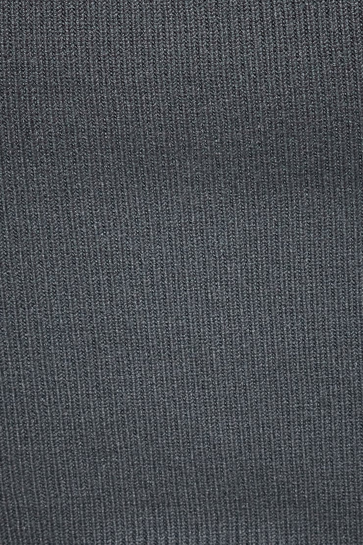 Off Shoulder Knit Mini Dress Turbulence Grey large