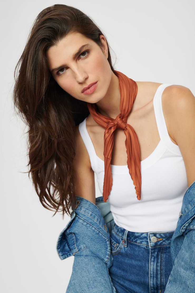 Pleated Scarf