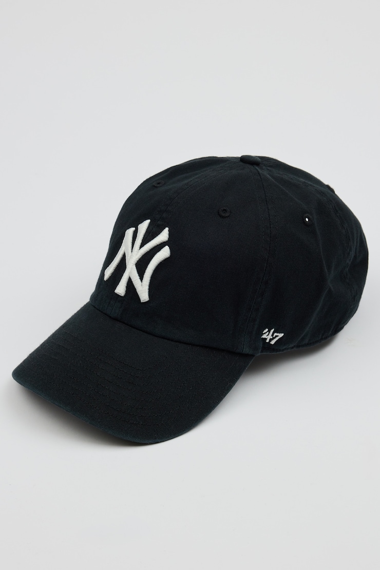 47 BRAND Clean Up Cap  - NY, Black/White, large