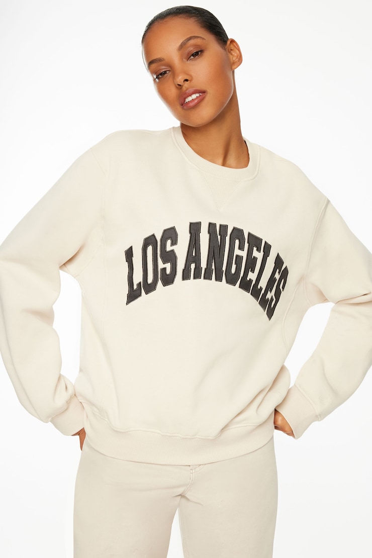 Classic Appliqué Crew Neck Sweatshirt