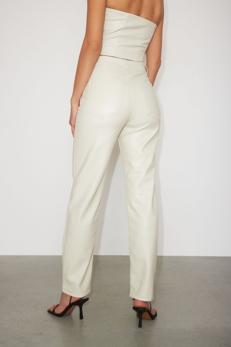 Yasmin Linen Straight Leg Pants-Test 767/769 Rainy Day Beige large