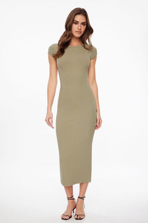 knee length dresses for ladies SKYE MIDI DRESS – Something About Me main image 0