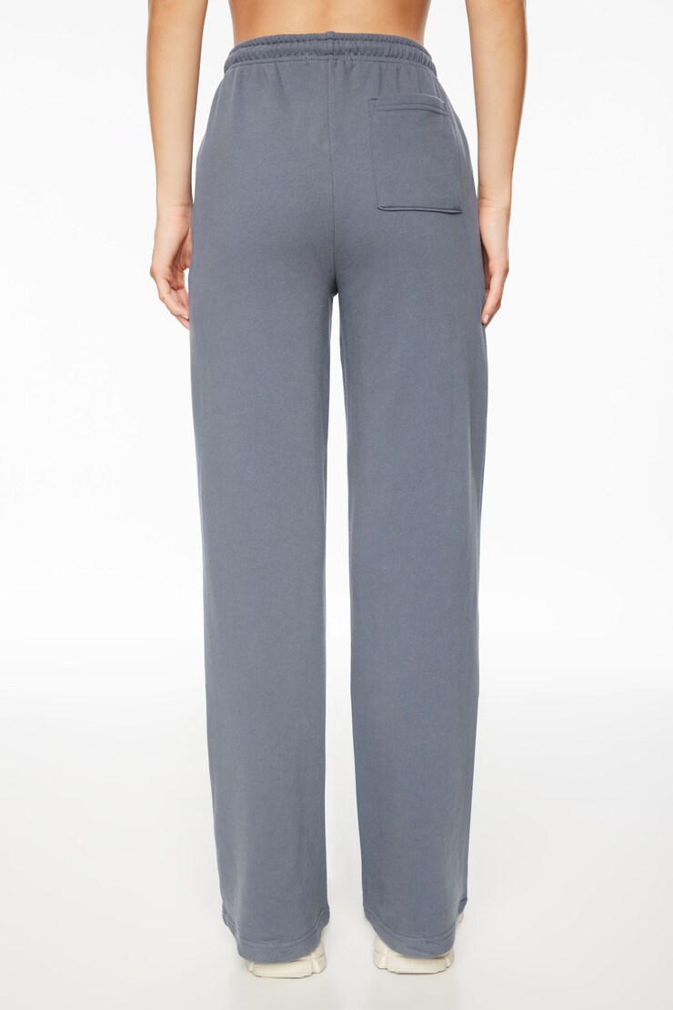 Straight Leg Jogger Pants   Grey large