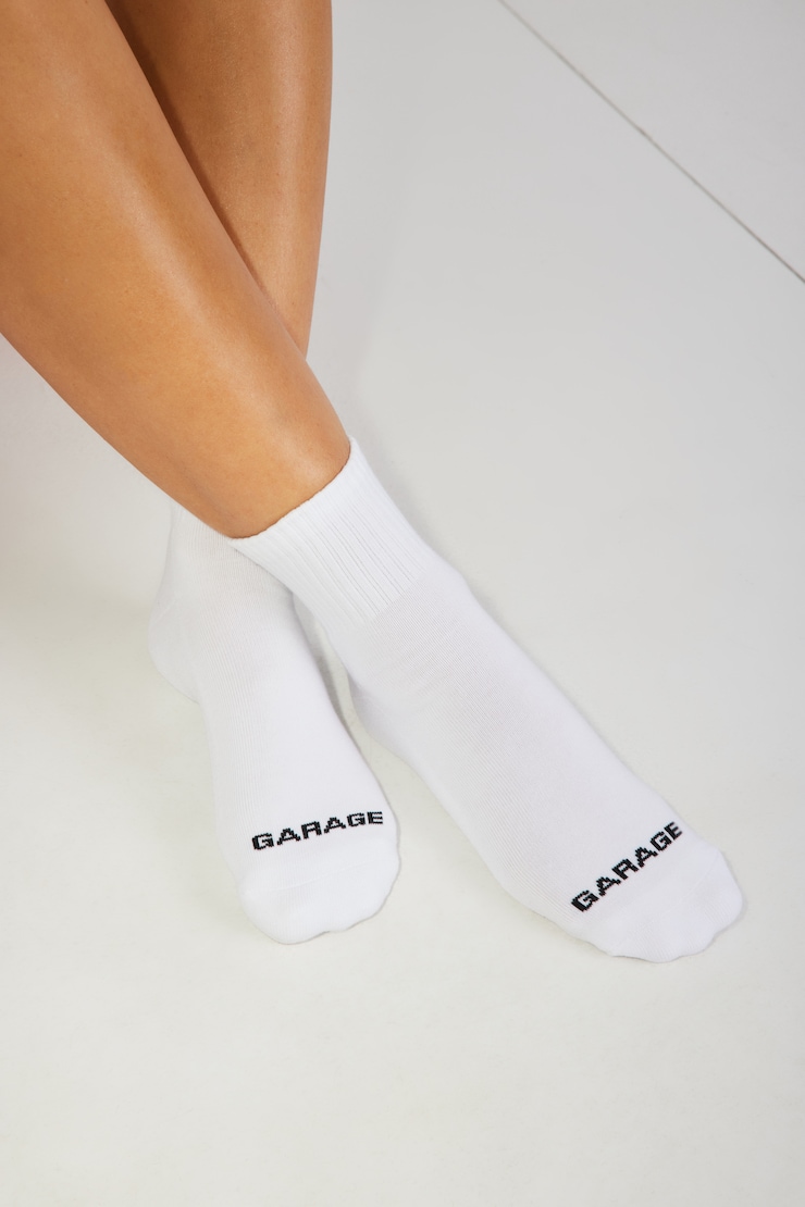 SoftCotton The Essential Socks - 3 Pack, Bright White, large
