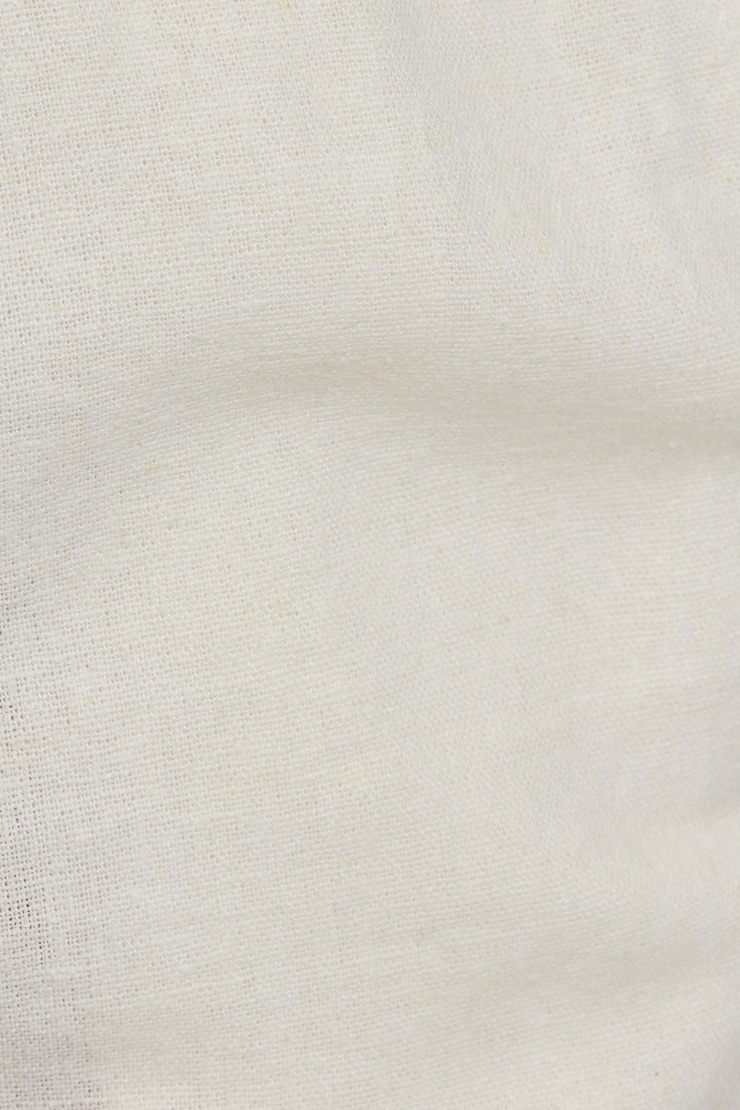 Linen Mini Shorts, Snow White, large