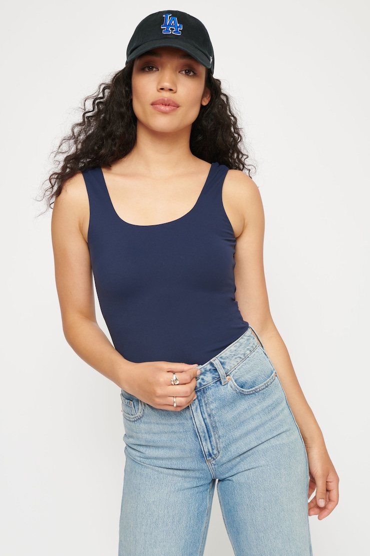 Open-Back Tank Bodysuit