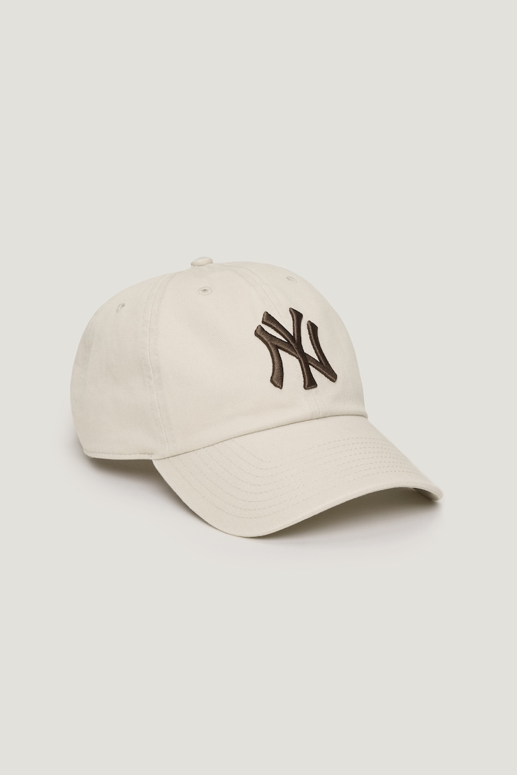 '47 Brand | New York Clean Up Cap Bone / Java Brown large