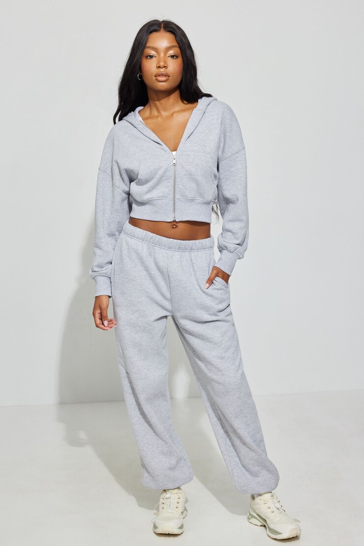 Cocoon Zippy Hoodie, Moonstone Grey Mix, large