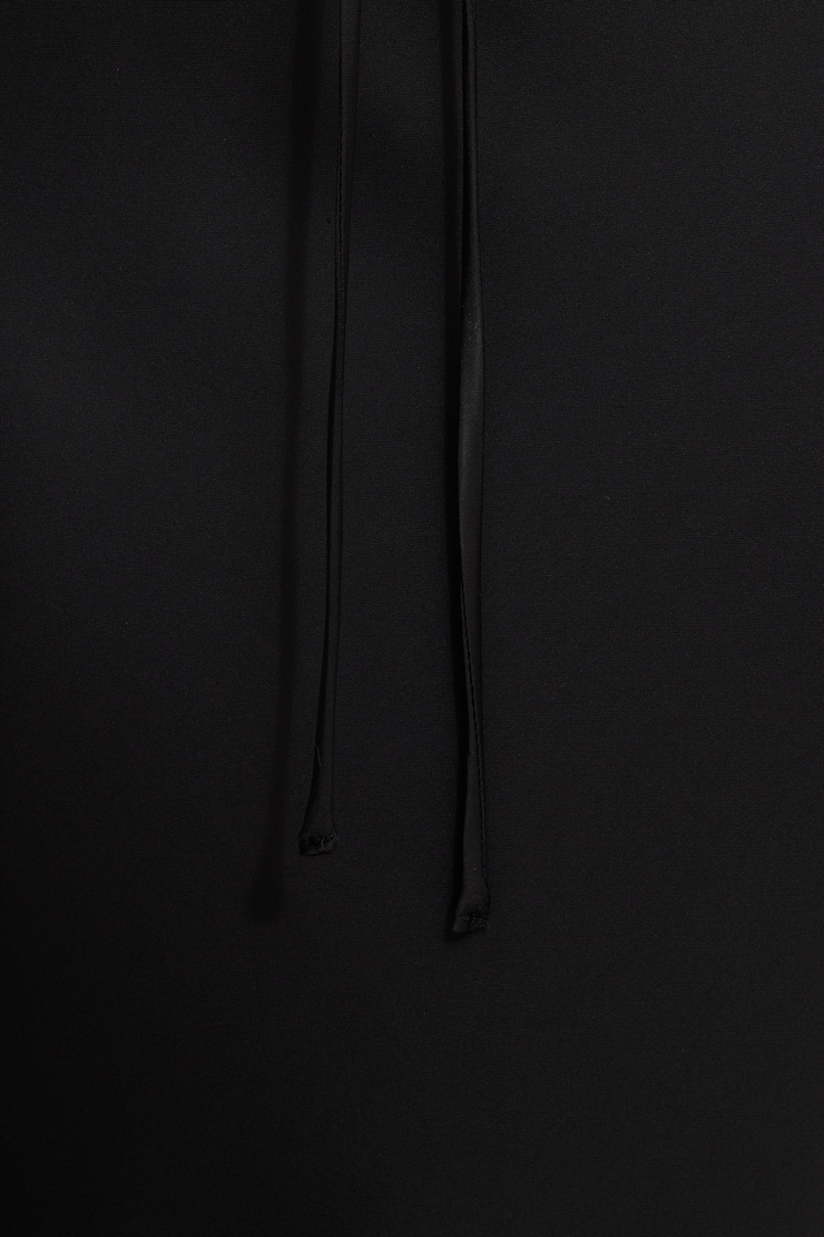 Cary Satin Slip Maxi Skirt Jet Black large