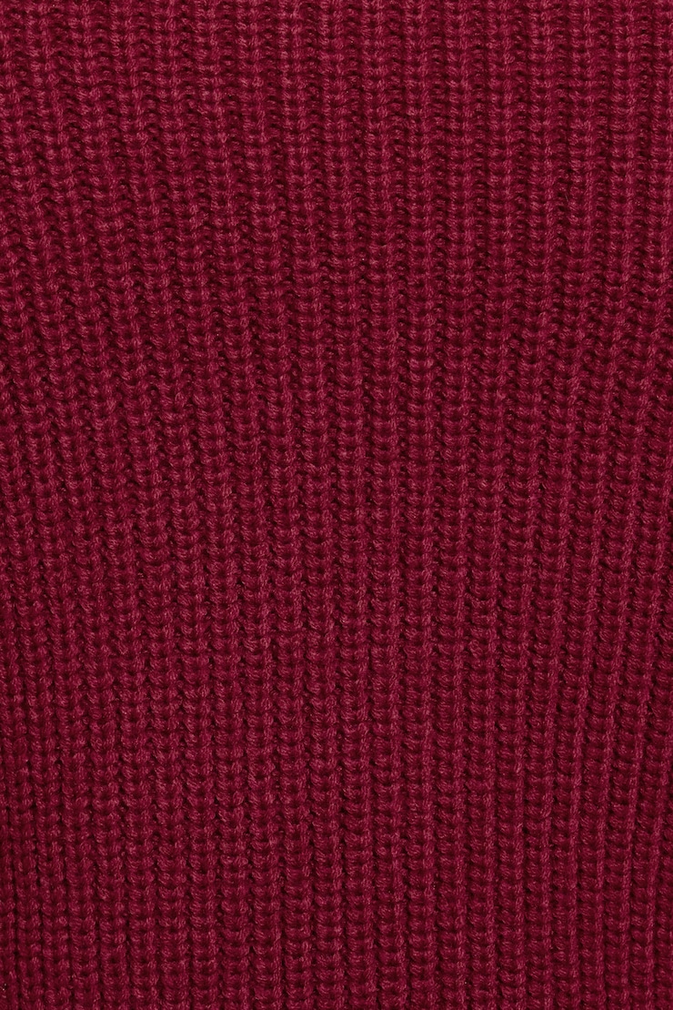 Bubble Sleeve Sweater, Sour Cherry Burgundy, large