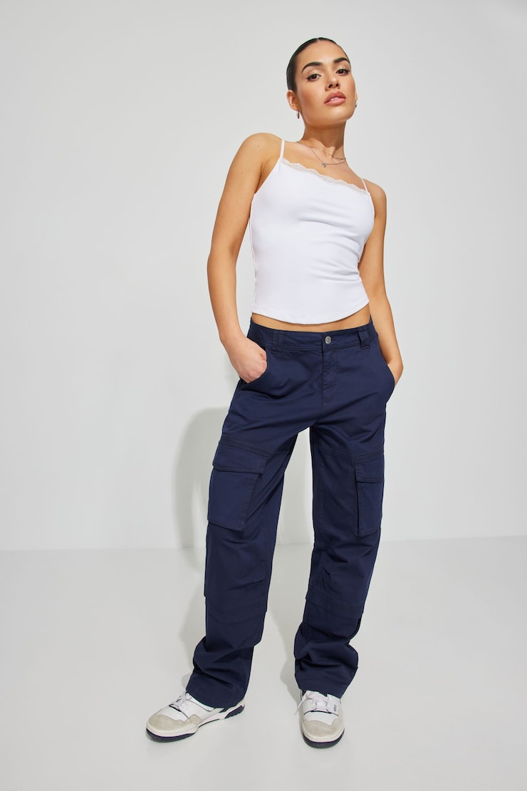 Remi Straight Cargo Pant, Mariana Blue, large
