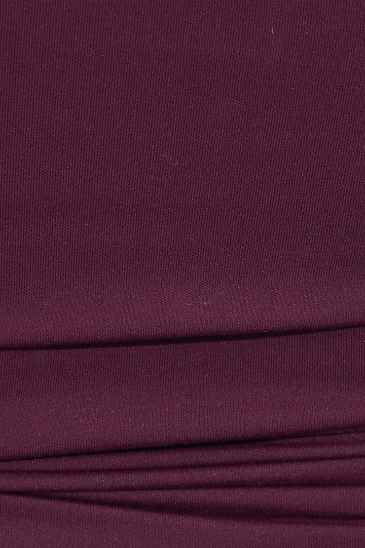 Sleek Longline Tube Top, Fig Fantasy Maroon, large