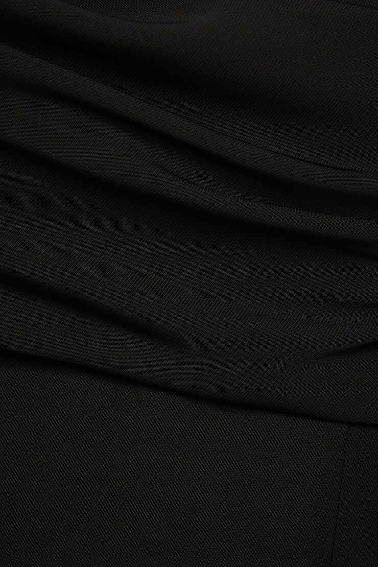 Draped Cami Top Jet Black large