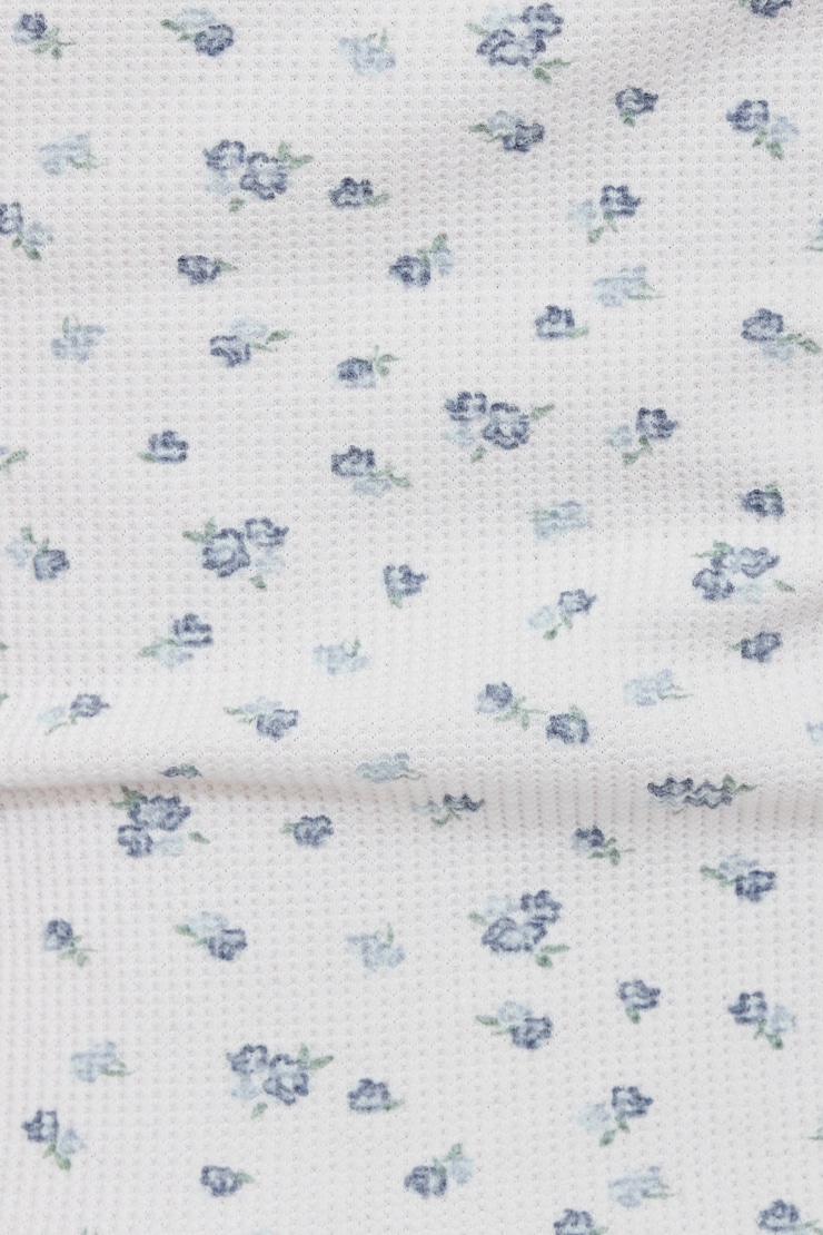 Waffle Picot Cami Top