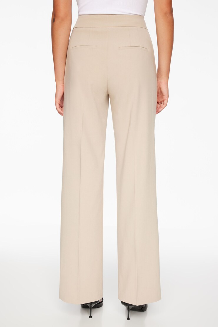 Yasmin Straight Leg Pants Pure Cashmere Brown  large
