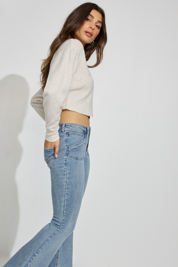 Renee Spongy Cropped Cardigan