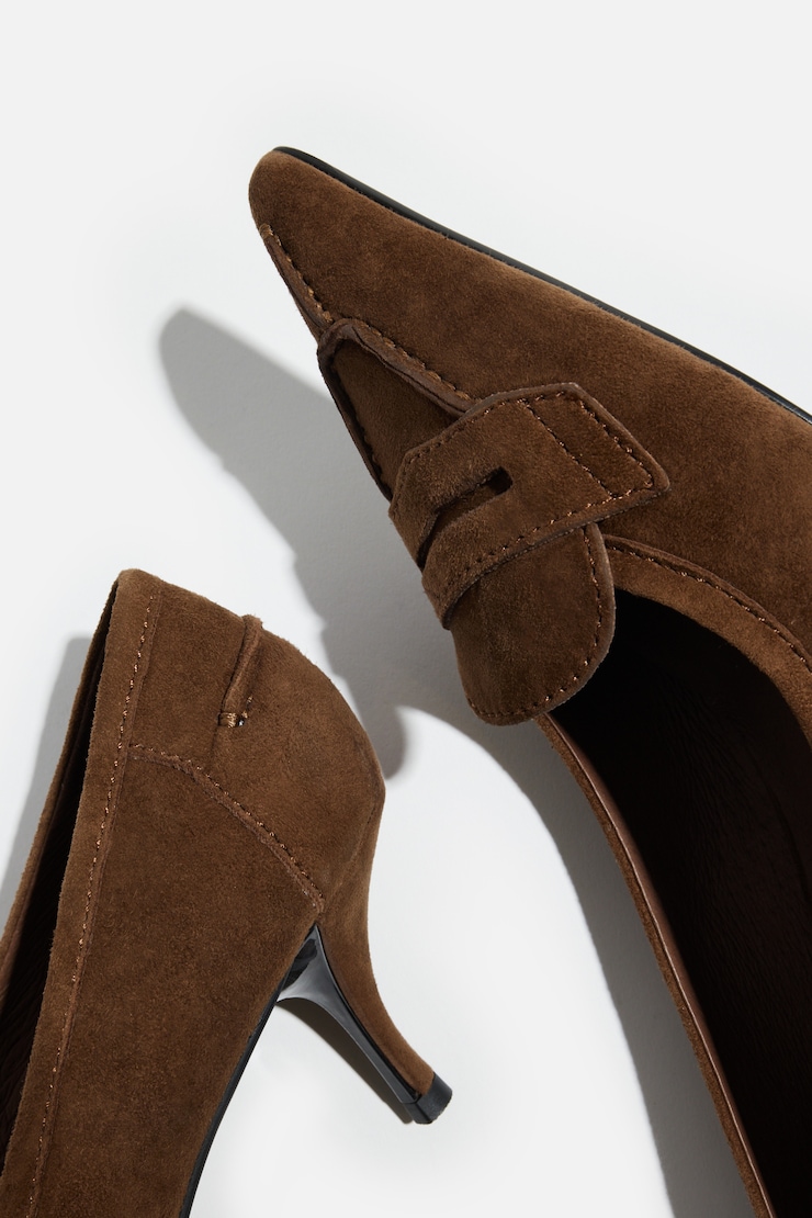 JEFFREY CAMPBELL | Thena Heels Dark Brown large