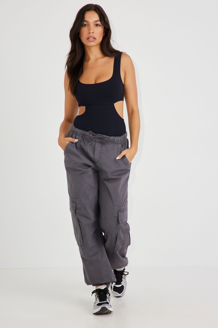 Harlowe Parachute Pant, Forged Iron Grey, large