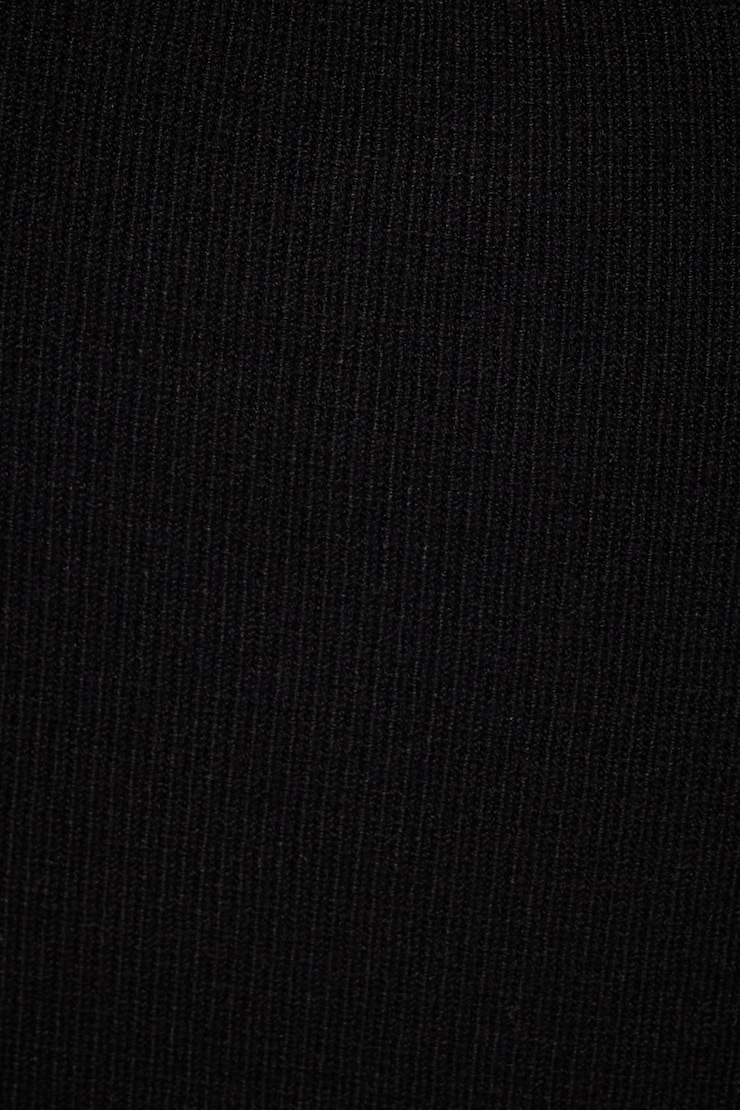 Camisole écourtée à col carré Noir encre large