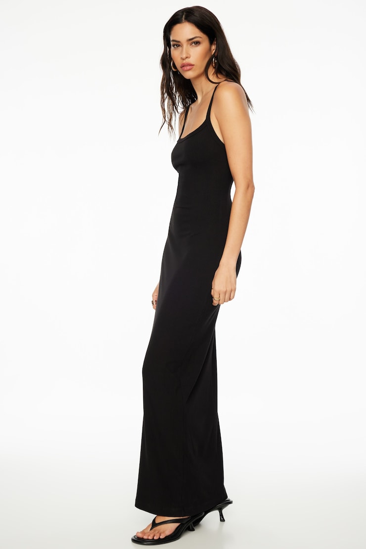 Jaya Ribbed Maxi Dress