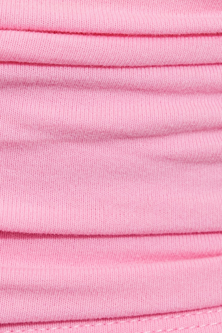 Boatneck Ruched Back Top, Pop It Pink, large