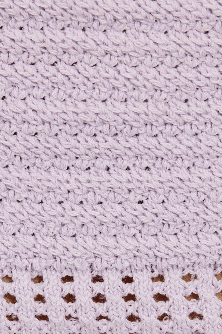 Crochet Tube Top, Orchid Petal Purple, large
