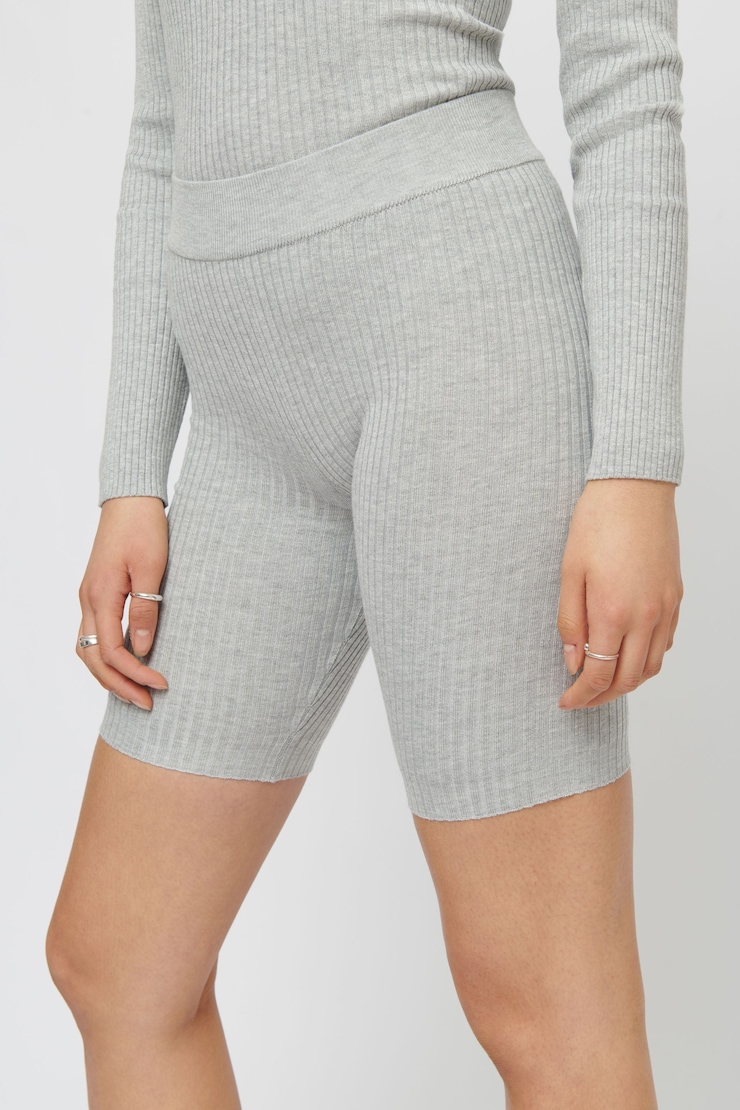 Caleta Sweater Bike Shorts Grey Melange large