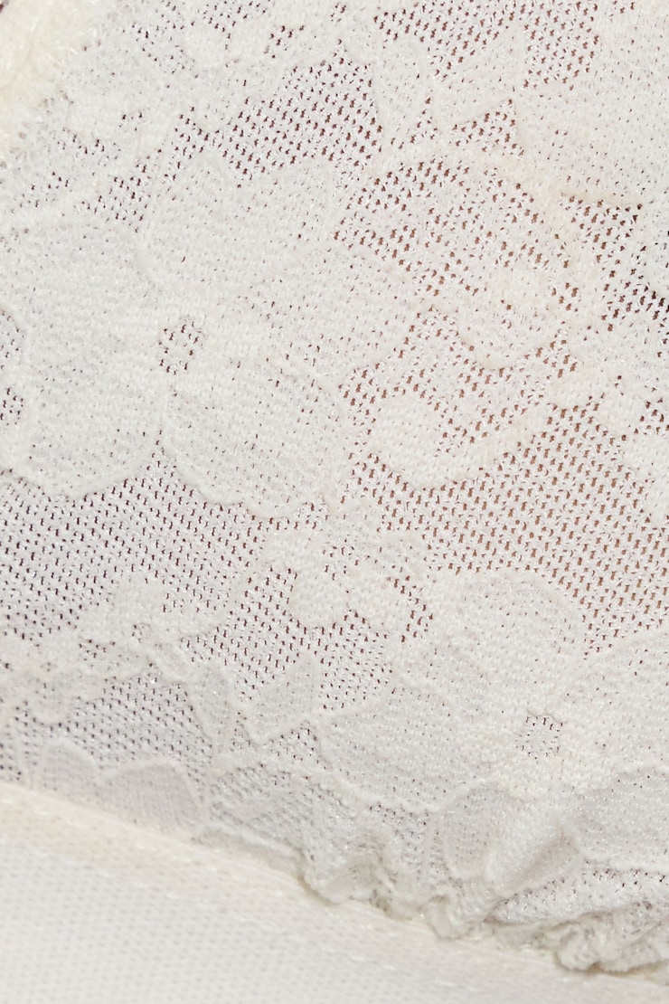 Lace Bralette, Tofu Off-White, large