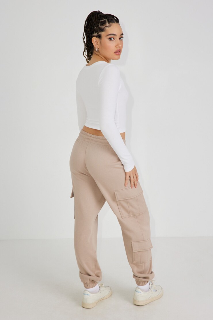 Banded Cargo Jogger, Simply Taupe, large
