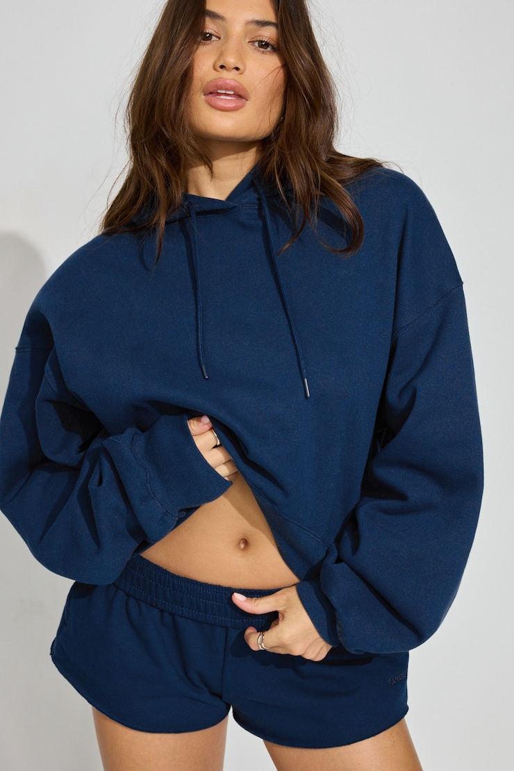 Haut à capuchon asymétrique UltraFleece