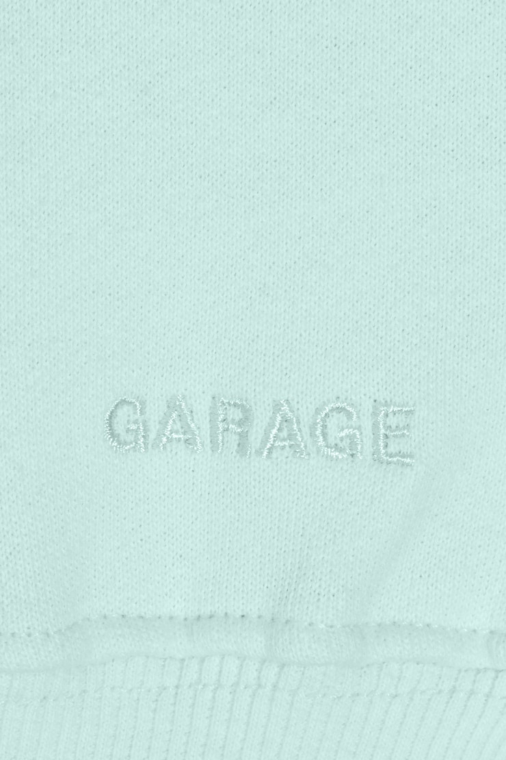 SoftTerry Rib Off Shoulder Sweater, Mint Julep Blue, large