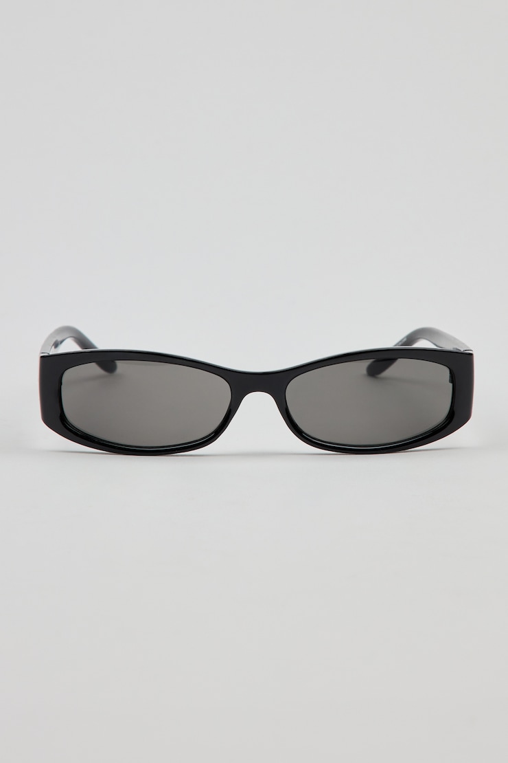 Square Oval Sunnies, Black/Smoke, large