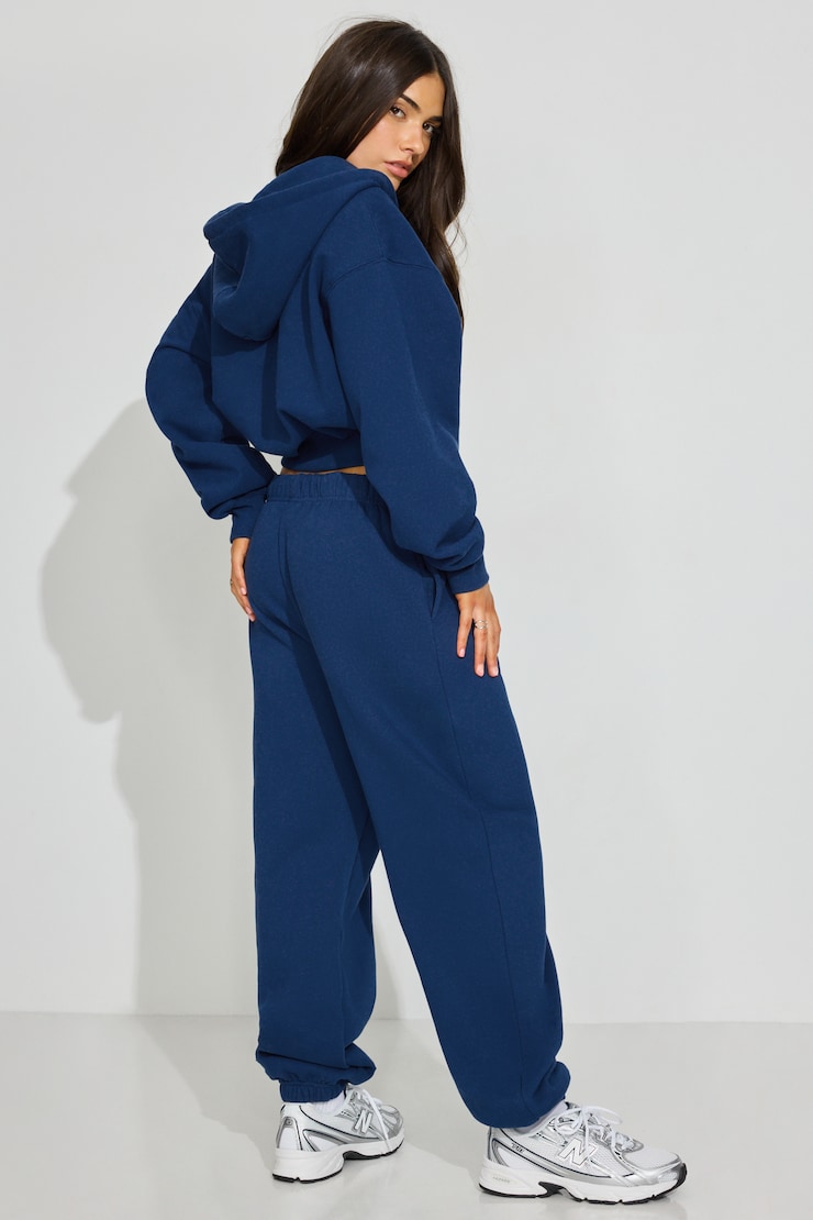 UltraFleece Boyfriend Sweatpants, Midnight Blue, large