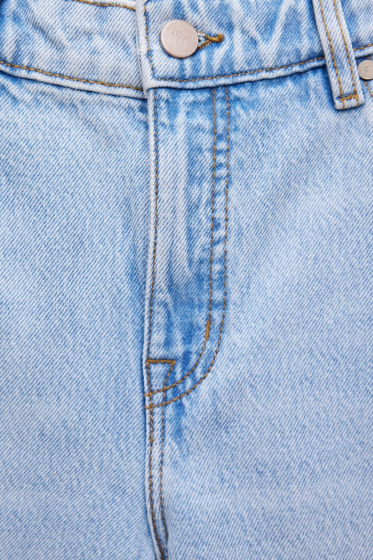 Mika Mid Rise Relaxed Straight Leg Jeans