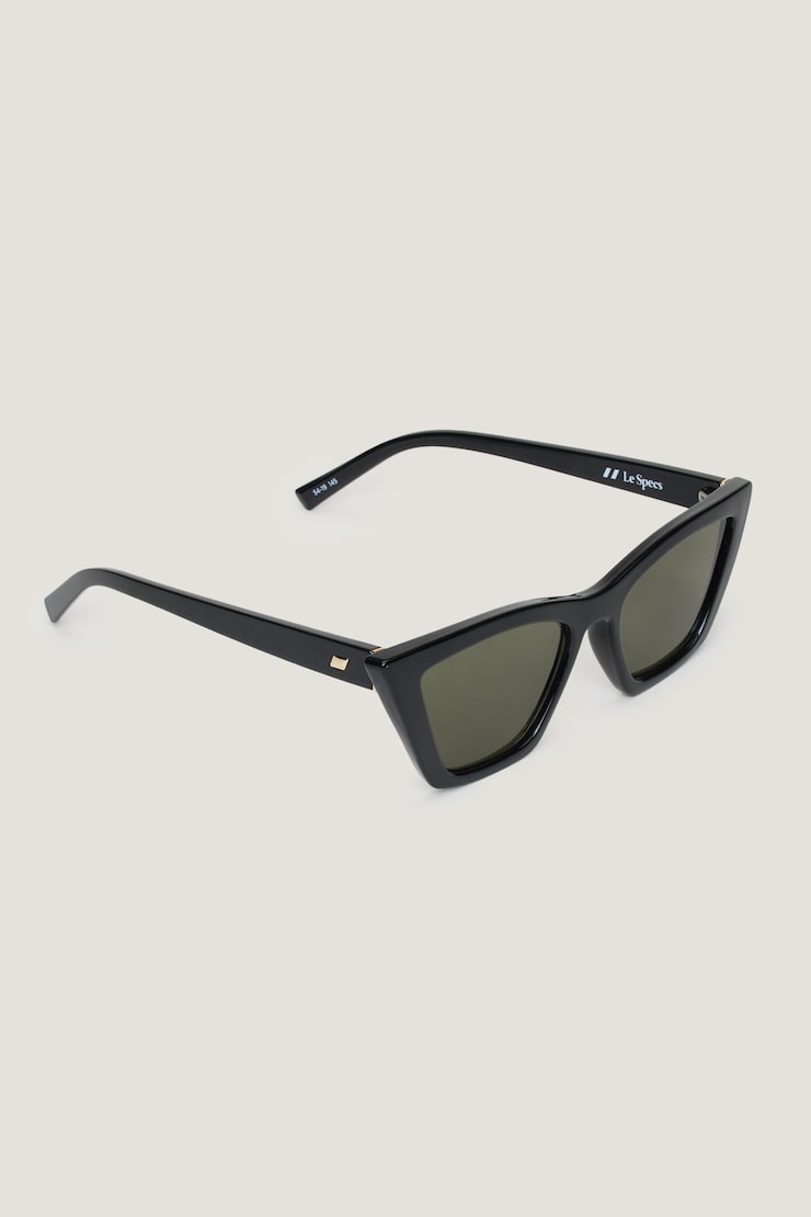 LE SPECS | Velodrome Cat Eye Sunglasses Black / Khaki large