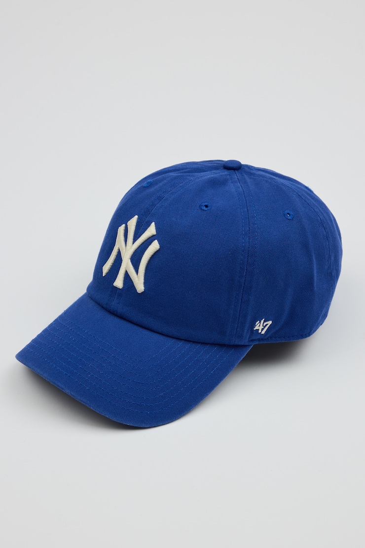 47 BRAND Clean Up Cap  - NY, Electric Blue/White, large